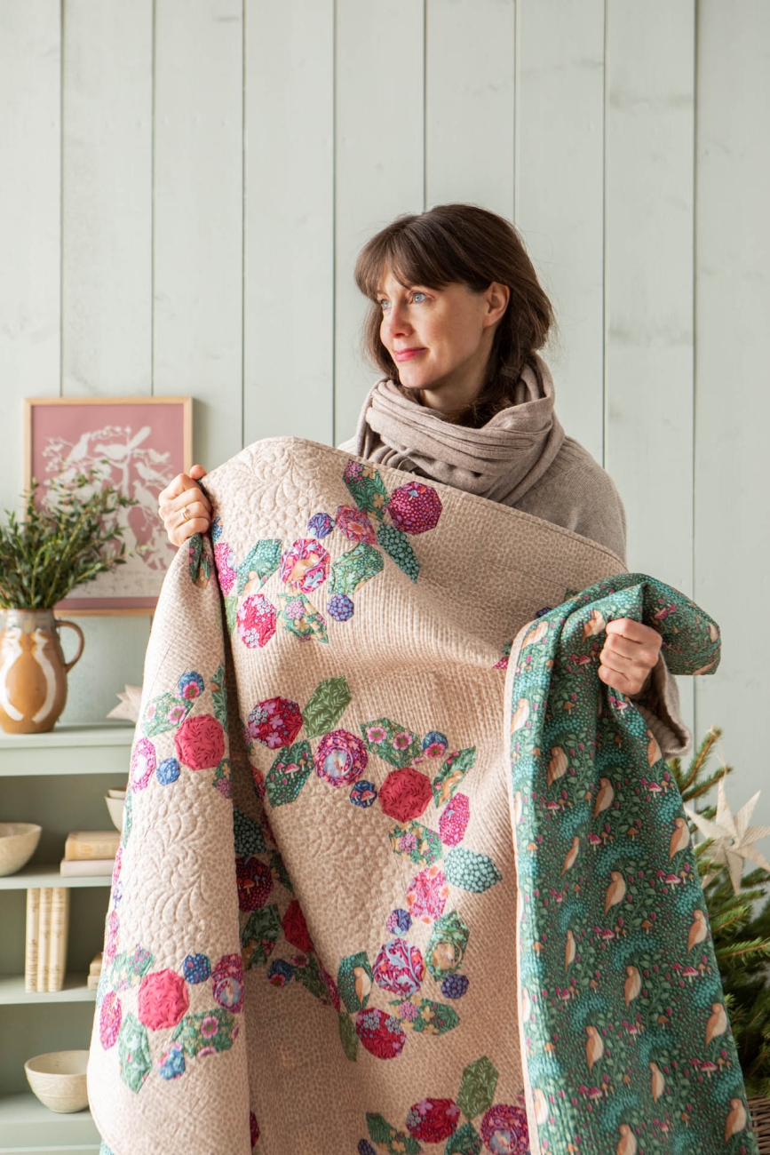 Tilda Patchwork Stoff Baumwolle - Hibernation - Autumnbloom-Hazel